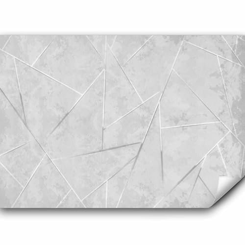 murando - Vlies Fototapete Betonoptik 350x256cm Foto tapete Schlafzimmer Wohnzimmer Moderne Vliestapete XXL Wandtapete Motivtapeten 3d Effekt Wand Dekoration - Abstrakt geometrisch grau a-C-10006-a-a