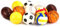 DERAYEE Packung mit 12 Mini Sport Trainings bällen,Weiche Schaumstoff-Sportbälle Umfassen Basketball,Fußball,Fußball,Tennisball,Rugby und Volleyball
