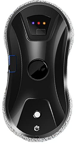 CHUNTIANMEI Robot Limpiacristales,Robot AutomáTico Limpieza,Eléctrico Robot Limpia Cristales Ventanas,Seguro y Flexible Robot Limpiacristales Magnetico para Ventana Al Aire Libre Planta Alta,Black