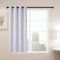 DALINA Textil -Cortina Opaca 140 x 145 para Salón Dormitorio - Cortina para Habitacion Color Solido - Cortinas Lisas Suave con Ojales para Ventanass 1 Pieza 140x145cm Gris Perla