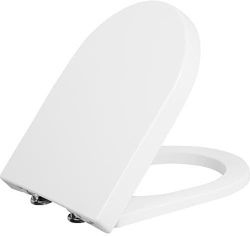 Evenes WC-Sitz Paru weiß Softclose aus Duroplast,Edelstahlsc