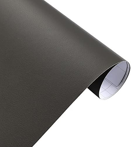 Selbstklebend Vinyl Autofolie, 30cmx152cm Auto Folie Selbstklebend Wasserdichter Auto Schutz Folie Vinyl Wrap Lackschutzfolie DIY Folie Autoaufkleber für Auto/Fahrrad/Motorrad DIY,Grau