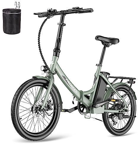 Fafrees F20 Light Elektrofahrrad Klapprad E-Bike 250W Motor 36V 16.75Ah Akku,20 Zoll E-Fahrrad Faltbares 35N.M Drehmoment E-Mountainbike 25km/h