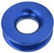 Winch Recovery Ring, Aluminium Winch Snatch Recovery Ring 41000lbs Bruchfestigkeit für 7/16 Zoll 1/2 Zoll Weichen Schäkel mit 3/16 Zoll 1/4 Zoll 3/8 Zoll Seilen ATV UTV Recovery (Blau)