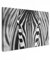 MuchoWow© Bilder Groß 120x80 cm XXL Wohnzimmer Deko Modern Wandbild Foto auf Leinwand Bild Schlafzimmer Room Decor Geschenke Schwarzweiss - Weiss - Zebra - Tiere - Schwarz und Weiß - Porträt