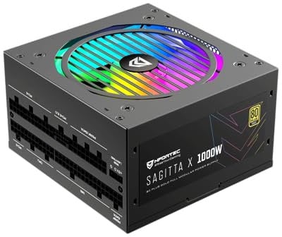 Nfortec Sagitta X 1000W PCIE 5.0 80 Plus Gold Full Modular A-RGB