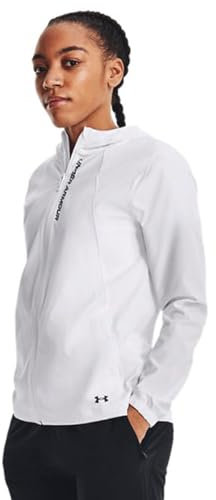 Under Armour Damen Outrun The Storm Jacket Laufbekleidung Laufjacke Weiß - L