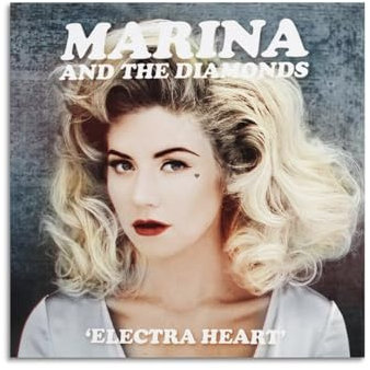 Marina and the Diamonds Poster, ästhetische Leinwand, Poster, Raumdekoration, Wandkunst, Poster, Dekoration, Poster, 30 x 30 cm, ungerahmt