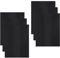 Cozlly Nylon Reparatur Flicken Patch, 6 Stück Reparatur Patches, Selbstklebende Patch Wasserdicht, Daunenjacke Reparatur Set, für Daunenjacke, Jacken, Zelte, Oberbekleidung, Schwarz