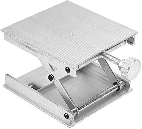 Plataforma Elevadora de Laboratorio, Soporte Ajustable de Nivel Láser Universal para Instrumentos de Medición, Aleación de Aluminio, 90 * 90 Mm