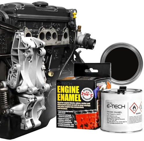 E-TECH Engine Enamel - 250ml Brush-on paint (Black)