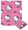 Northwest Hello Kitty Silk Touch Überwurfdecke, 127 x 177,8 cm, I Love Pink
