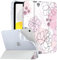 Vozehui Funda para iPad 10.ª generación 10.9 pulgadas funda 2022 con soporte para lápiz, rosa a prueba de golpes delgada funda protectora soporte, función de despertador automático para iPad 10, rosa