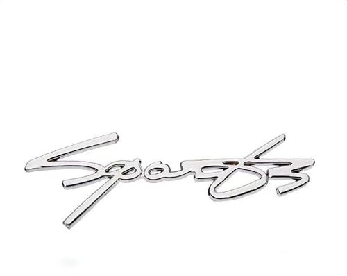 Auto Adesivi per Lancia Ypsilon,Metallo Auto Sticker Emblema Adesivo Personalizzato Decalcomania per La Decorazione Della Carrozzeria Accessori per Auto,Silver
