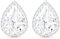 Linawe Ohrhänger Silber, Diamanten Ohrring Stecker Damen, Nickelfreie Ohrringe, Modeschmuck Ohrringe Hochzeit Accessoires
