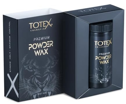 Totex Premium Hair Styling Texturizing Powder Wax | Volumizing Thickening Magic Dust | Flexible Hold Matte Look Maximum Control for Men & Woman 20 gr
