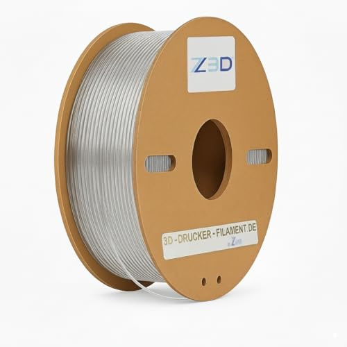 Z3D® PETG+ 2,85mm TRANSPARENT KLAR 1kg 3D Drucker Filament - hochwertig, hohe Festigkeit & Zähigkeit, ideal für technische Teile & Prototypen