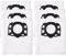 6 sacchetti per aspirapolvere KFI 357 per aspirapolvere Kärcher WD2 WD3 KWD1 KWD2 KWD3 WD3.200 – WD3.800 M/SE4001/SE4002, sostituisce 2.863-314.0