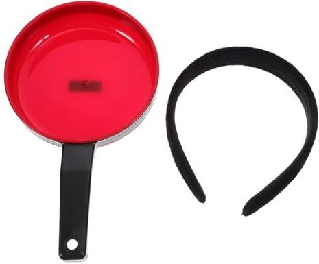 Amosfun Pan Headband for Women Stylish Hairband Frying Pan Design Cosplay Festival Accessory