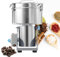 Electric Grain Grinder, 1000g 304 Stainless Steel Grain Mill, 0-5min Timing, Overload Protection, 60-350 Mesh, High Speed Cereal Powder Machine, for Dry Spice Herbs, Nut