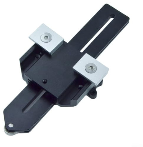 Robust Thin Rip Cutting Guide Designed for Table Saws, Easy Adjustment and Compatibility with T Slot Tracks (Black)