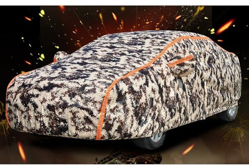 WwwBaoF8 Auto abdeckungen Hagels chutz Außen markise Sonnenschutz Outdoor wasserdicht Staub Autoabdeckung für Jeep Wrangler Jk 2011-2024,K-Digital Camouflage-Orange