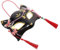 HEATSHAKING halbe Gesichtsmaske fuchs maske Halbgesichtsmaske Fuchs Cosplay Maske Fuchs-Cosplay-Maske Masken-Cosplay LED halloween masken dekorative Maskenstütze Halloween-Fuchsmaske Abs Black