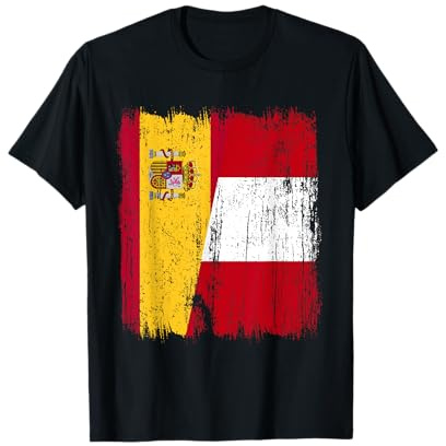 España Perú Media Bandera España Peruana Heritage Jersey Camiseta