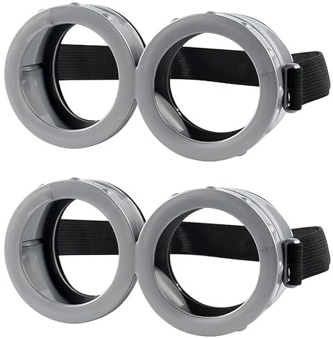 MZinge Steampunk-Brille – gelbe Cartoon-Cosplay-Zubehör, Brille für Männer und Frauen – Halloween-Kostüm-Zubehör