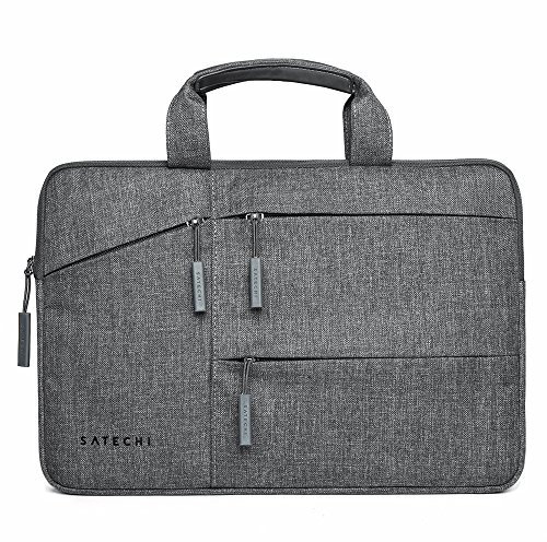 SATECHI Wasserdichte Laptop-Tasche mit Fächern, kompatibel mit MacBook Pro M2, M1, MacBook Air M2, M1 & mehr (15 Zoll)