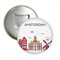 Amsterdam flach Landmark rund Flaschenöffner Kühlschrank Magnet Pins Badge Button Geschenk 3