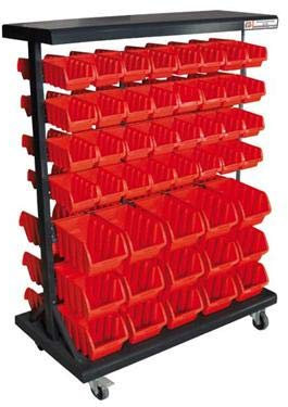 Holzmann Regal Kleinteile | Schüttenregal KSR 94D | Werkstattregal 94 | Laden Profi