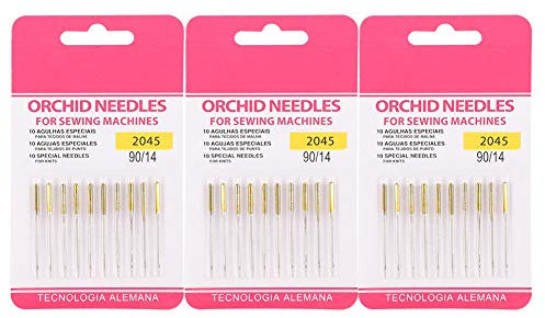 Nähmaschinennadel 30pcs Universal Home Nähmaschinennadeln Größen 90/14 oder 9/3 für Sänger Bruder Janome(14/90)