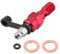 pour adaptateur raccord banjo de frein moto EBTOOLS Vis de purge de moto M10x1.0mm, boulon de Banjo de mamelon de vis de purge d'étrier de maître-cylindre de frein en aluminium universel + bouchon an