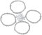 Personalisierte Edelstahl beste Freundschaft Armband Mit 1/2/3/4 Stück Puzzle Anhänger für Damen Paare Schwester Seelenverwandte Puzzle-Armband für Geburtstag Jahrestag Freundschaft Graduierung