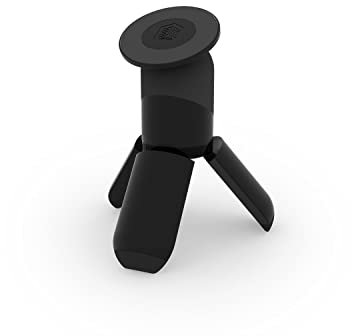 STM MagPod - Trípode MagSafe para iPhone - Soporte Ajustable para iPhone para ángulos de visión óptimos, Selfies y vlogging - Patas retráctiles para un fácil Almacenamiento y portabilidad - Negro