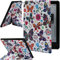 ZhaoCo Étui pour Kindle Paperwhite 6,8 Pouces 11eme génération 2021 et Kindle Paperwhite Signature Edition E-Reader Housse Coque en Cuir PU, Affichage Vertical et Horizontal - Papillon
