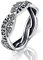 Friggem Ringe Herren Damen Viking Rune Ring 925 Silber Punk Viking Schmuckring mit Geschenkbox Geburtstag Valentinstag (54(7))