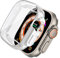 YuiYuKa Coque en TPU souple compatible avec Apple Watch Ultra/2 49mm,étui protecteur ultra-fin anti-rayures Watch cover pour iWatch série 8 Ultra/Ultra 2,argent