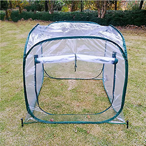 tow000ack Mini-Pop-up-Gewächshaus,Gartengewächshaus Klein Überwinterungszelt Für Pflanzen,gewächshaus Winterschutz Blumentopf,Pflanzenabdeckung,für Indoor Outdoor Garten,Blumen