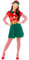 amscan Adult Elf Lady Fancy Dress Christmas Costume (UK Dress 18-20)