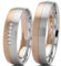 Trauringe 333/- Weißgold Rotgold 66-43150-160