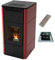 Termostufa Idro Ventilata Greta 32 28,55 kW Bordeaux 4 Stelle 275 m2 Riscaldabili On Fire Line (Stufa + Telecomando + Modello Wifi)