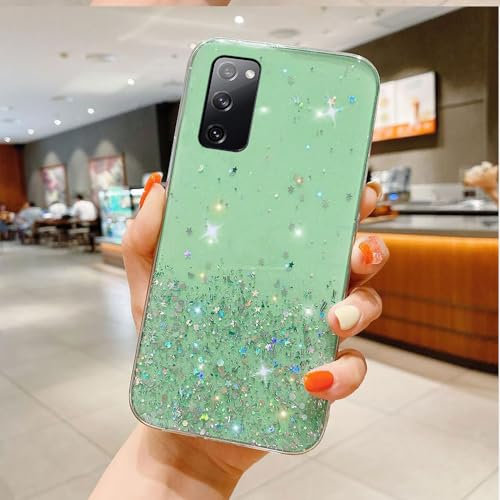 Custodia Compatibile con Samsung Galaxy S20 FE Cover Trasparente Brillantini Stellari Sottile Antiurto in TPU