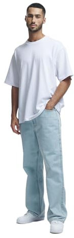 2Y Studios Herren Baggy Jeans Adrik Basic Ice Blue (DE/NL/SE/PL, Numerisch, 32, Regular, Regular, Ice Blue)