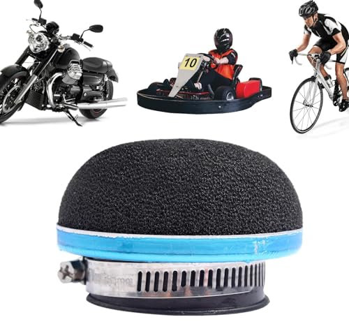 Nankoyal Filtro 'aria per moto - spugna in schiuma per pulizia filtro aria universale per presa d'aria per bici | Filtro 'aria in schiuma per efficace e semplice per corse e scooter