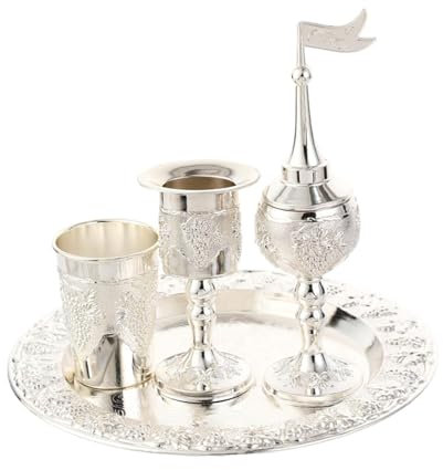 Fenteer Weinkrug und Weinglas-Set, Weinspender, Partyzubehör, Wohndekoration, dekorative Barzubehör-Kits, luxuriöses Weinset für das Wohnzimmer