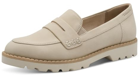 Tamaris Women's 1-24312-41 Loafer, Taupe Plain, 9 UK