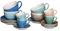 Creatable, 24336, Serie Caldera, 16-teiliges Geschirrset für 4 Personen, Bistrotassen-Set aus Steinzeug, spülmaschinen- und mikrowellengeeignet, Qualitätsproduktion