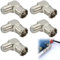 Rakiuty Stecker auf F Buchse,Winkeladapter 90°Grad,F-Type Koax Quick,F-Stecker,Winkeladapter,Adapter F-Quick-Stecker auf F-Buchse,F-Adapter für Antennenkabel,90-Grad-Koaxialstecker F-Typ,5PC